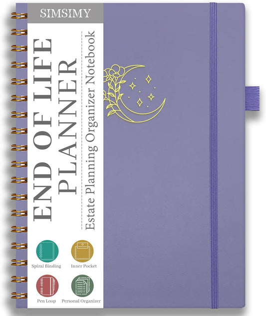 Kaisereiche :  End of Life Planner – Estate Planning & Important Information Organizer | Final Wishes & Legacy Workbook