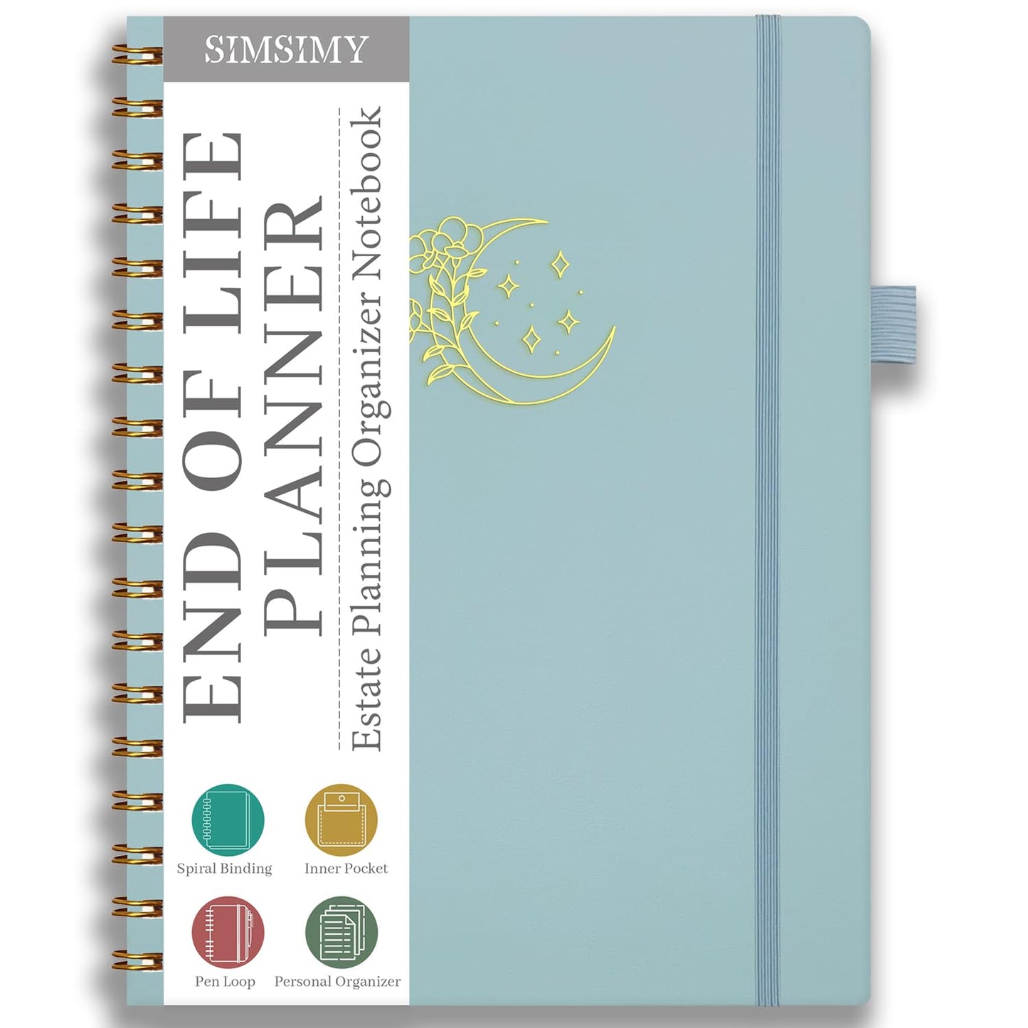 Kaisereiche :  End of Life Planner – Estate Planning & Important Information Organizer | Final Wishes & Legacy Workbook