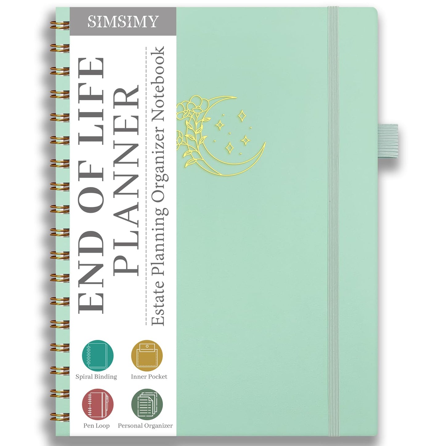 Kaisereiche :  End of Life Planner – Estate Planning & Important Information Organizer | Final Wishes & Legacy Workbook
