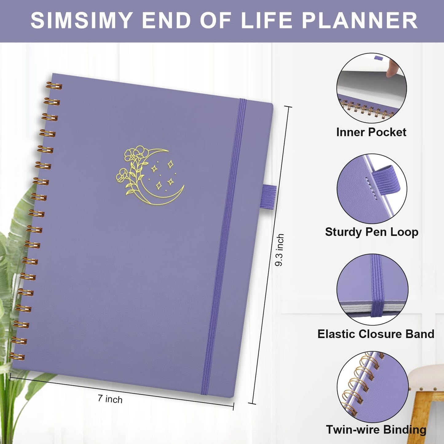 Kaisereiche :  End of Life Planner – Estate Planning & Important Information Organizer | Final Wishes & Legacy Workbook