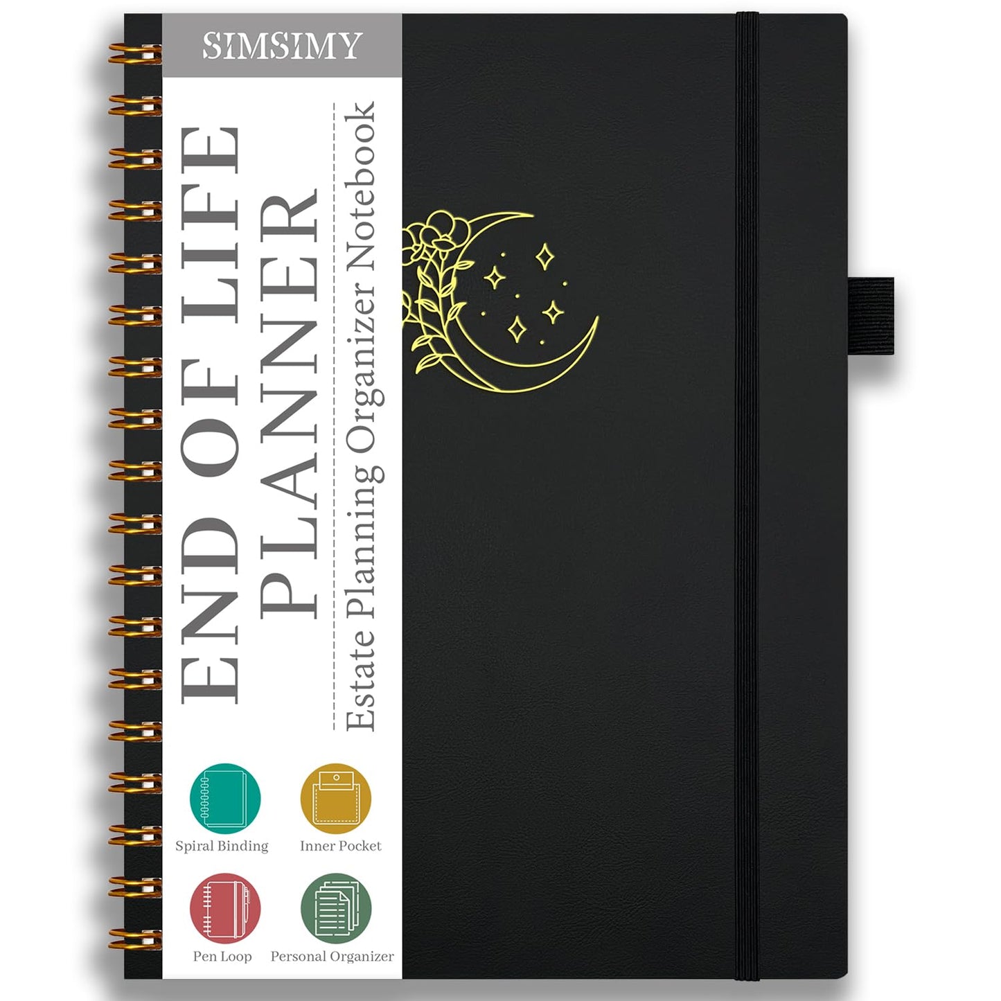 Kaisereiche :  End of Life Planner – Estate Planning & Important Information Organizer | Final Wishes & Legacy Workbook