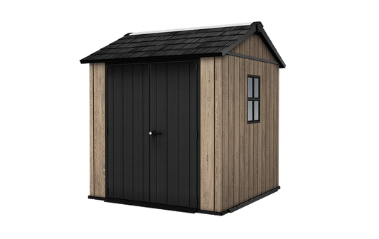 Signature Apex Shed 7x7.5ft - Ashwood Brown