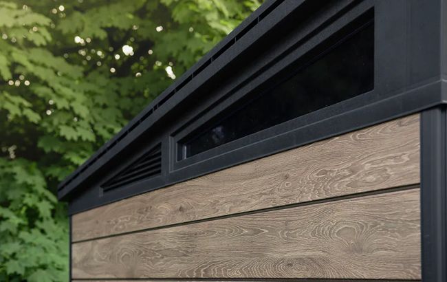 Keter Signature Storage Shed Ashwood Brown 11x7 Ft Resin